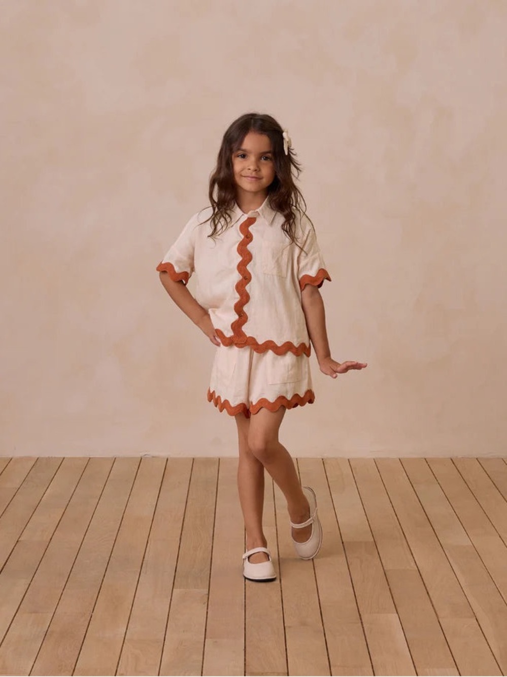 Rylee + Cru girl’s Kelli set in Shell